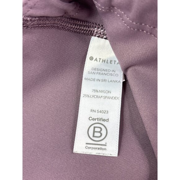 Athleta Womens Ultimate Stash Pocket 7/8 Tight Size M Purple - Picture 4 of 5